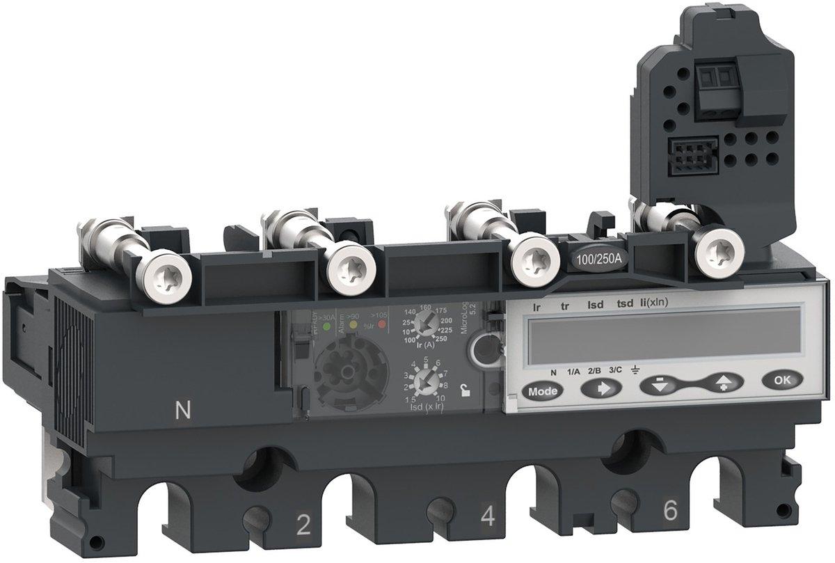 Elektronisches Auslösegerät MicroLogic 5.2E 160A 4P4D für ComPacT NSX160-250