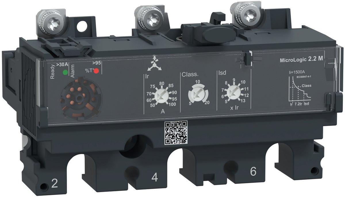 Elektronisches Auslösegerät Motorschutz 100A 3P3D für ComPacT NSX100-250