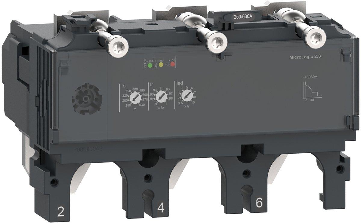 Elektronisches Auslösegerät MicroLogic 2.3 630A 3P3D für ComPacT NSX630