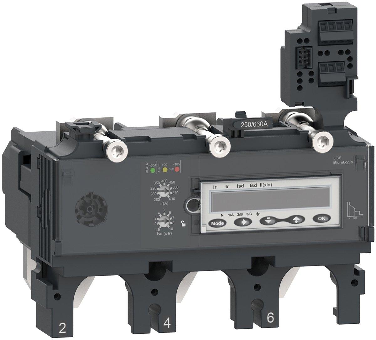 Elektronisches Auslösegerät MicroLogic 5.3E 400A 3P3D für ComPacT NSX400/630