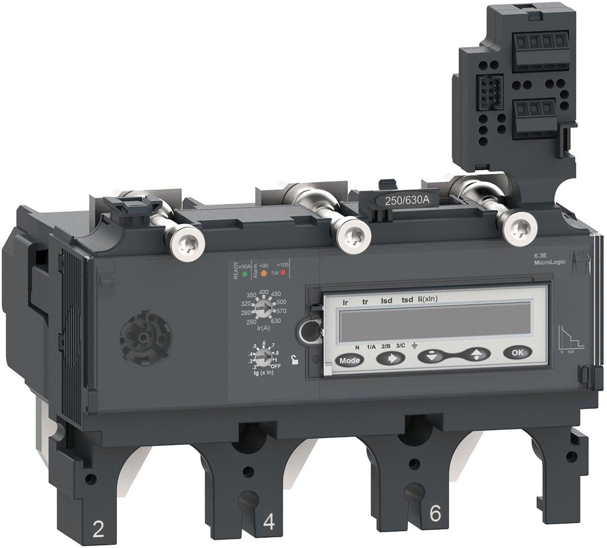 Elektronisches Auslösegerät MicroLogic 6.3E 400A 3P3D für ComPacT NSX400/630