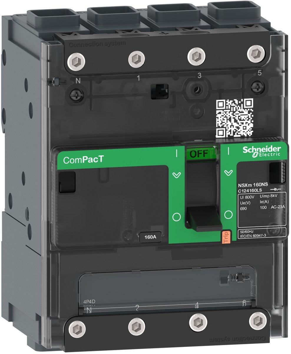 Lasttrennschalter ComPacT NSXm NA, 4P, 160 A, EverLink-Klemmen