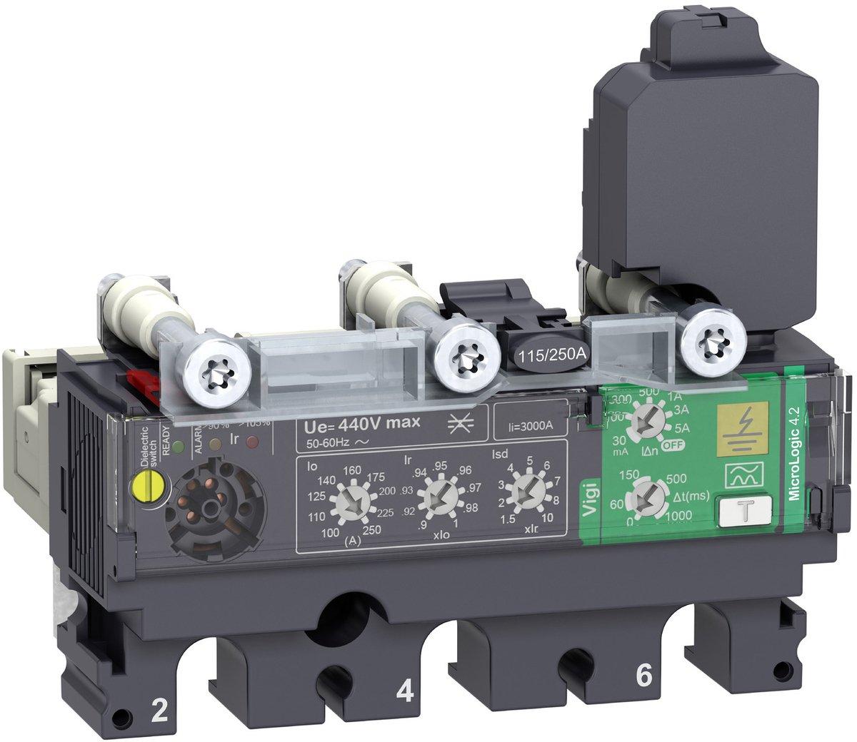 Elektronisches Auslösegerät MicroLogic 4.2 100A 3P3D für ComPacT NSX100-250