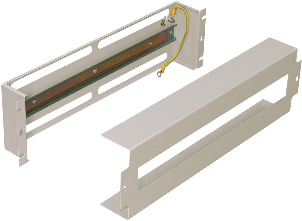 19 Zoll 3HE Energieverteilungs-/Schutzschaltergehäuse, für 18x17.5mm Module, RAL7035