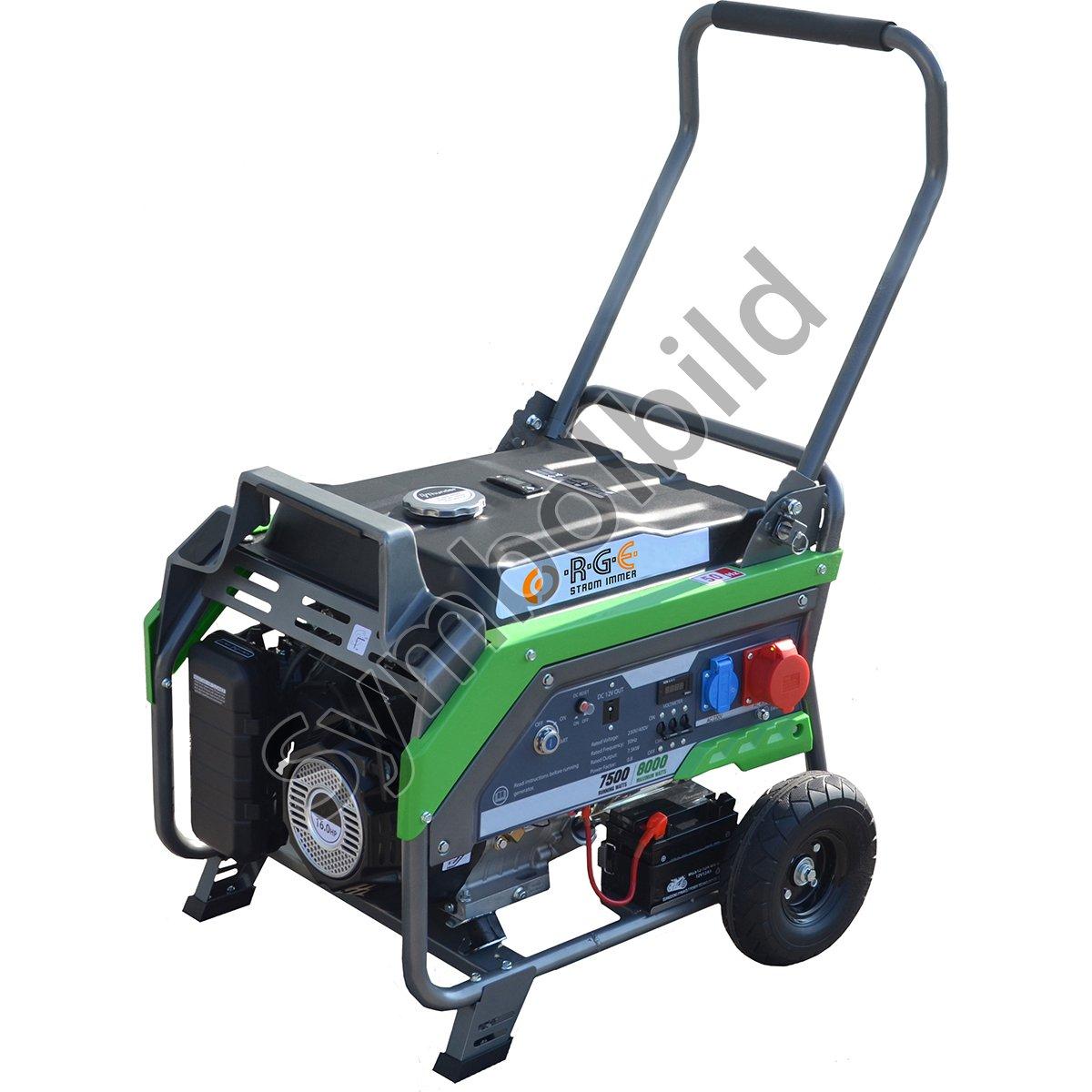 Notstrom Aggregat Benzinmotor 7 kVA offen 3phasig inkl. Spannungsregler