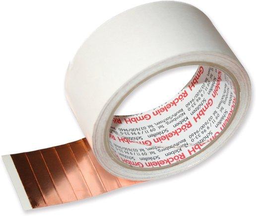 Kupferleitbandstreifen 9x45 mm auf Rolle für FutureCom Module