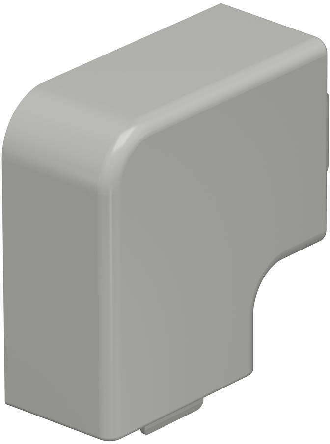 Flachwinkelhaube 25x40mm PVC steingrau 7030