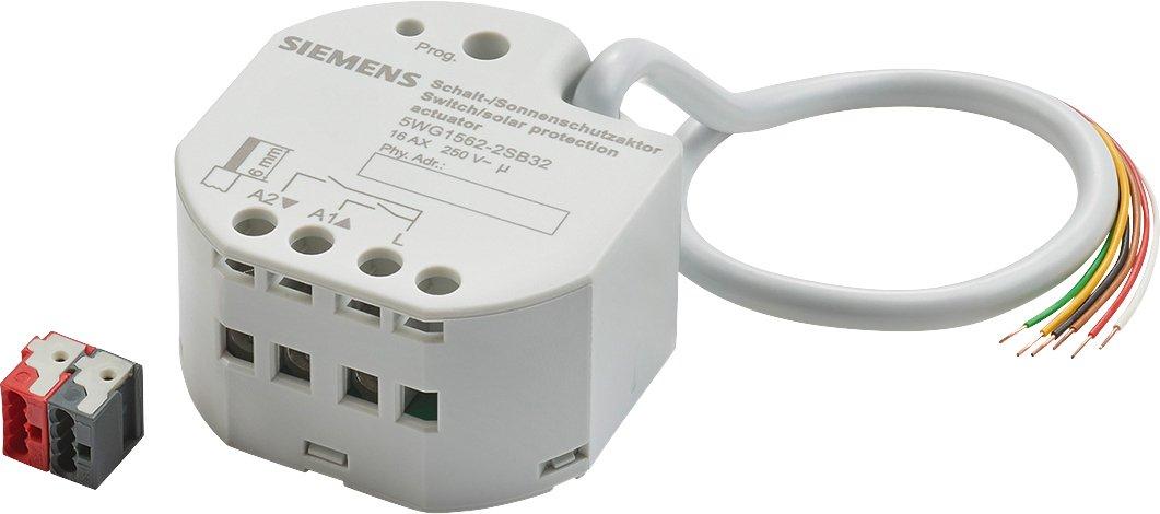 KNX Schalt- und Sonnenschutzaktor 2fach 230V 16 A 3x Binäreingang UP Secure