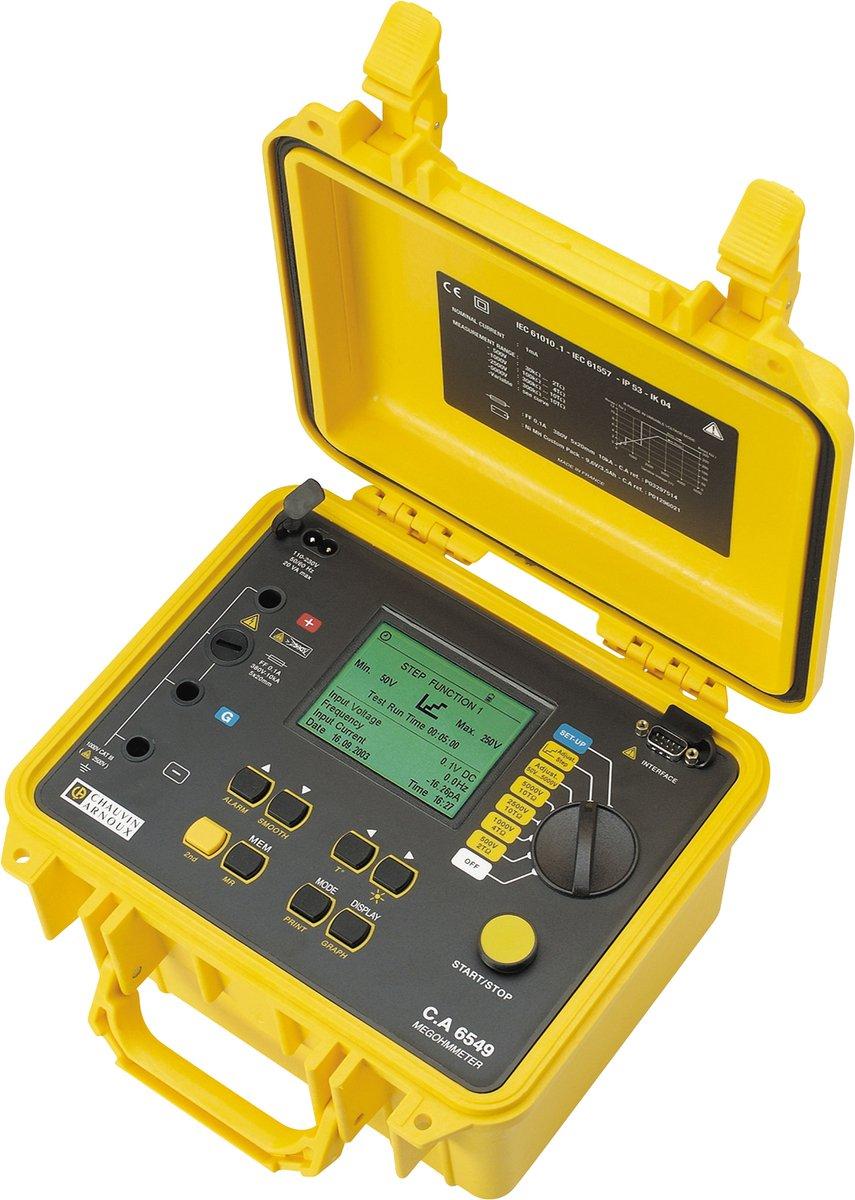 C.A 6549 Megohmmeter 5kV mit Grafik-Display