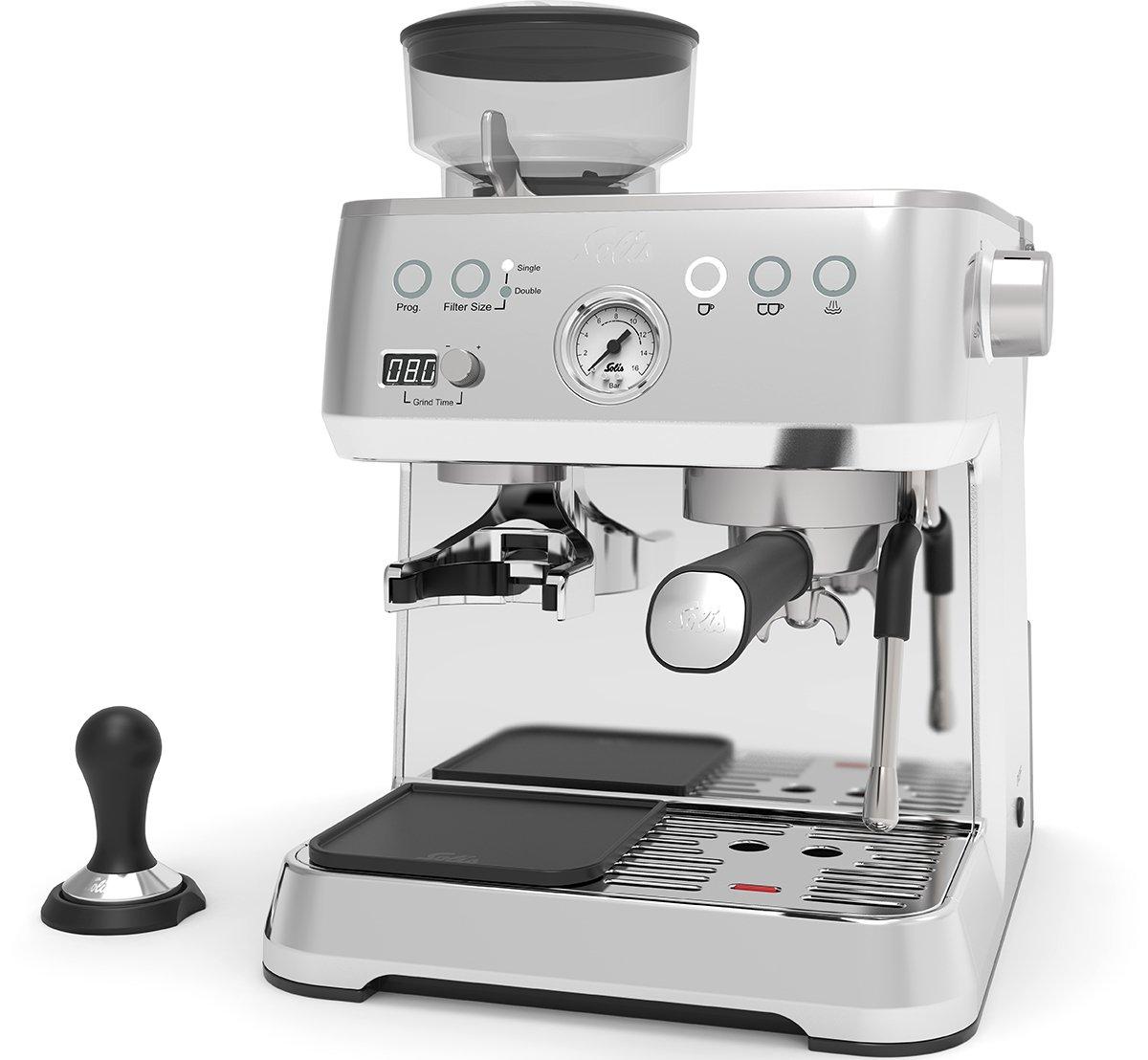 Siebträgermaschine mit integriertem Mahlwerk Grind & Infuse Perfetta