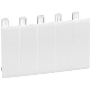 Abdeckstreifen 5 Module Signalweiß Teilbar in halbe und ganze Module