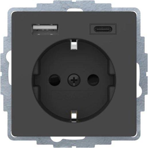 Q.x SSD mit 1x USB A/1x USB C anthrazit samt
