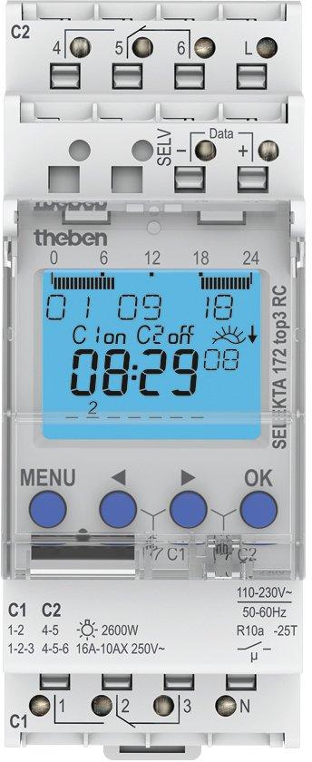 Astro-Zeitschaltuhr mit Wochenpr. SELEKTA 172 top3 RC