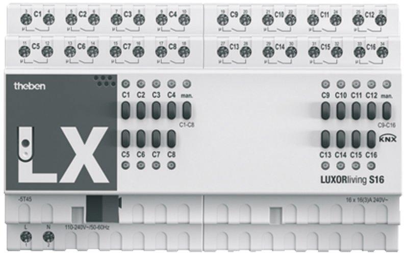 KNX Luxor Schaltaktor 16fach REG