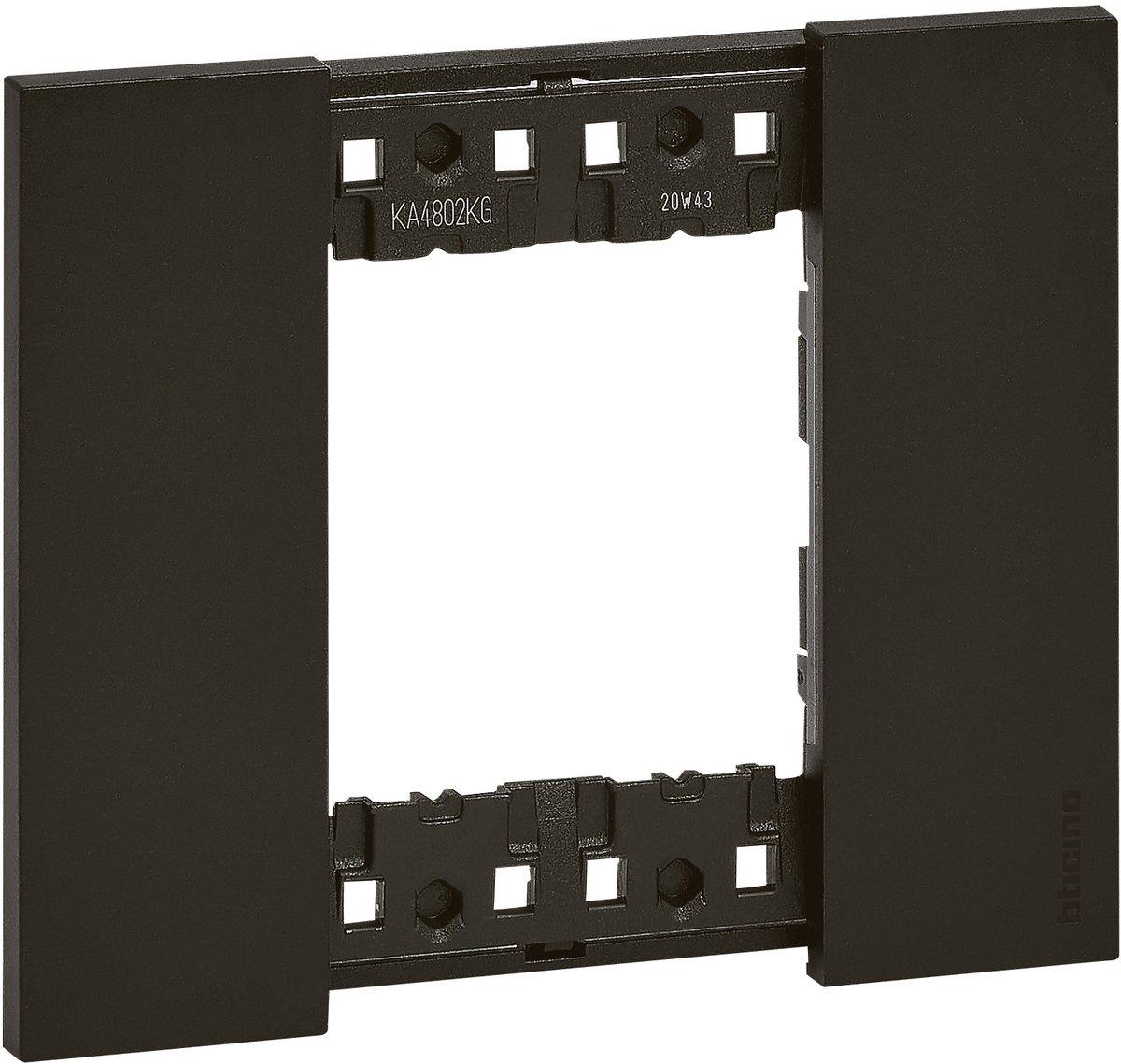 Abdeckrahmen LivingNow 2-modulig in der Farbausführung Black