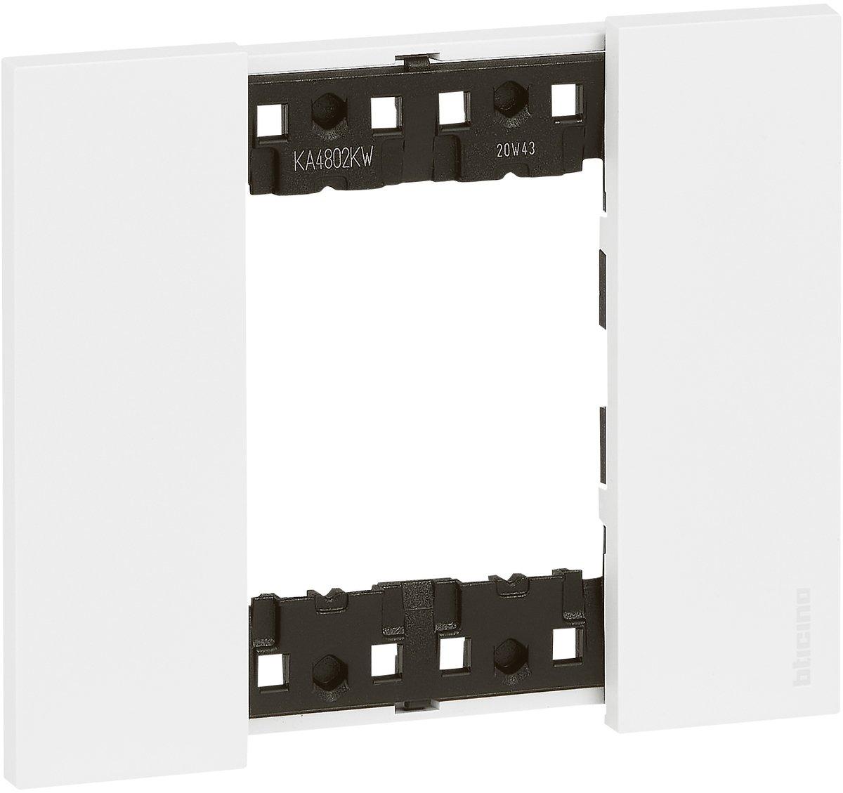 Abdeckrahmen LivingNow 2-modulig in der Farbausführung White