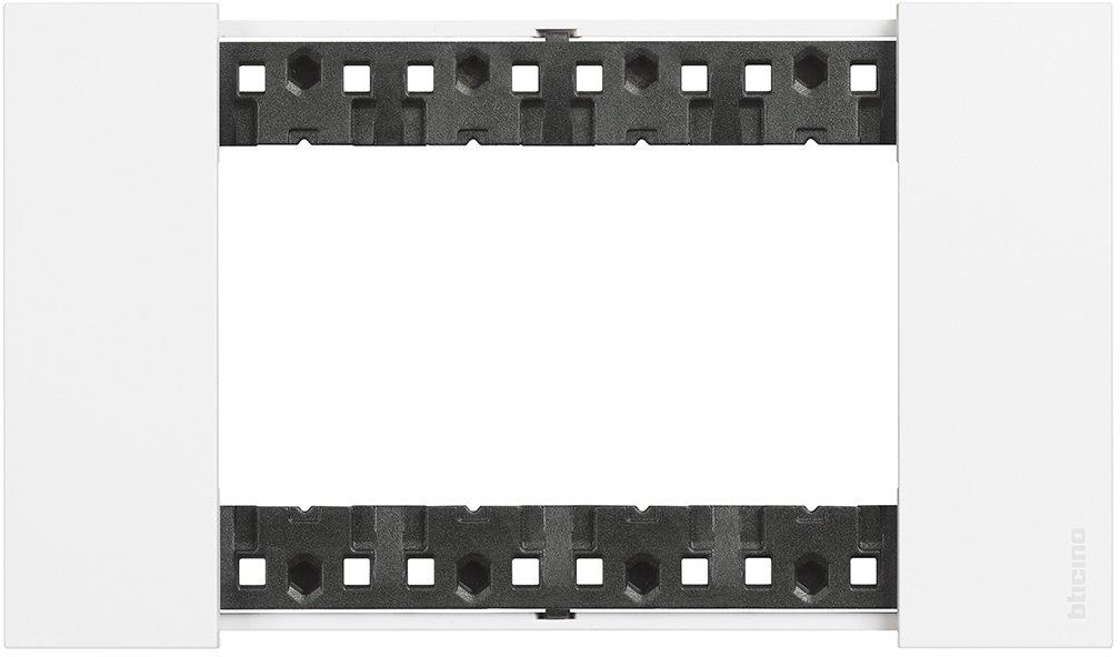 Abdeckrahmen LivingNow 4-modulig in der Farbausführung weiß