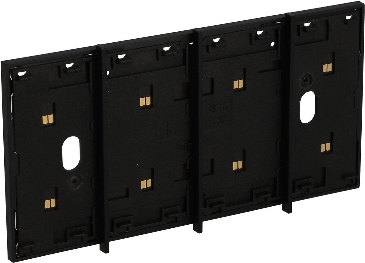 LivingNow 4-moduliger Rahmen mit integrierter Busleitung in der Farbe Black