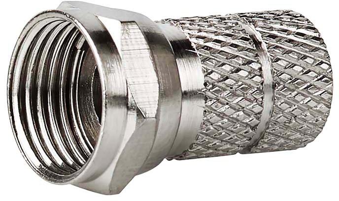 F-Stecker 7 mm Schraubbar