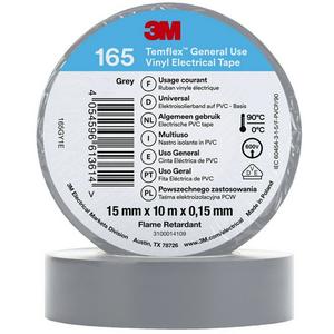 Elektro-Isolierband 15 mm x 10 m Grau