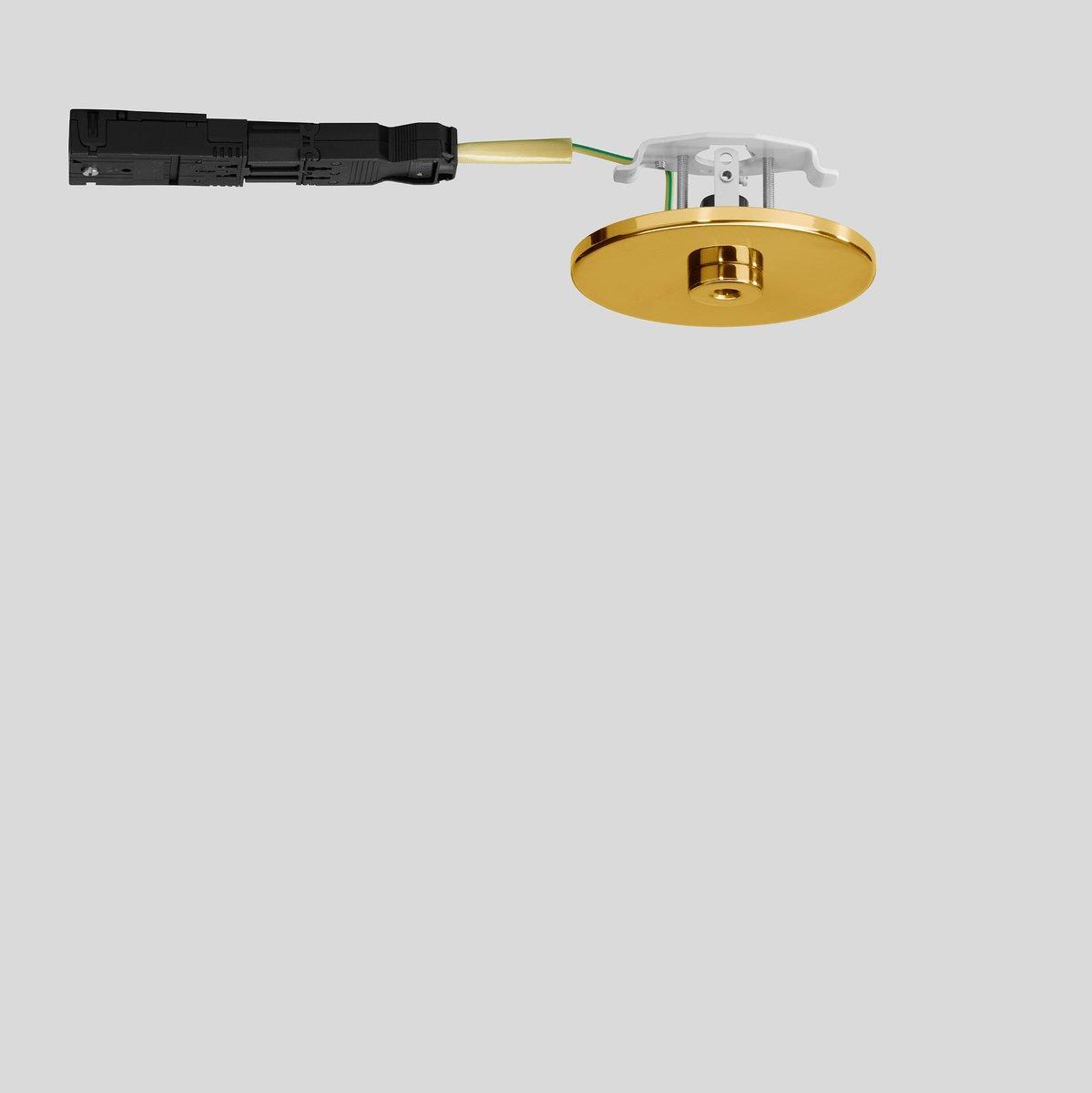 Einbauaufhängung Messing100 x 80 x 60 mm