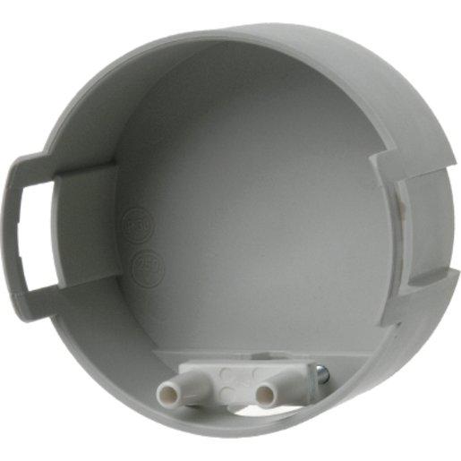 Berührungsschutzdose Ø 58 mm für Klemmbe festigung Integro grau