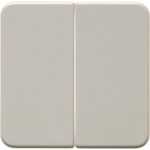 Wippe wg Up IP44 weiß glänzend 2-fach