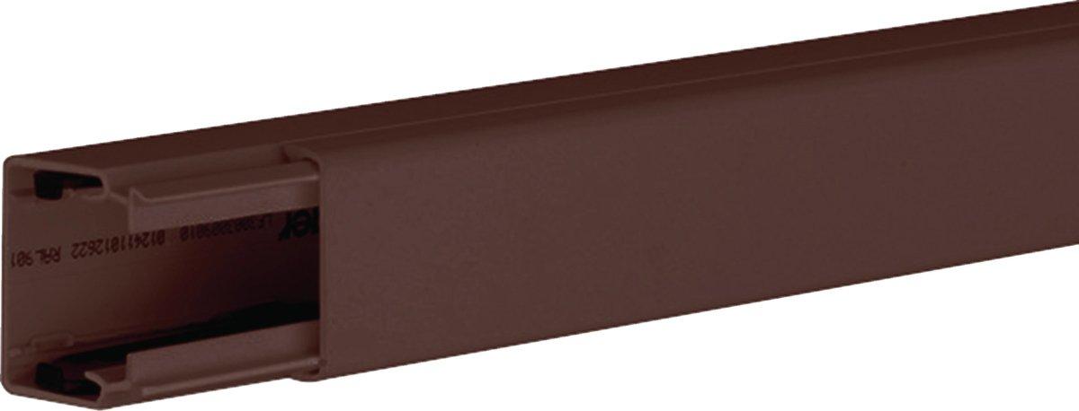 Leitungsführungskanal aus PVC LF 30 x 30 mm sepiabraun