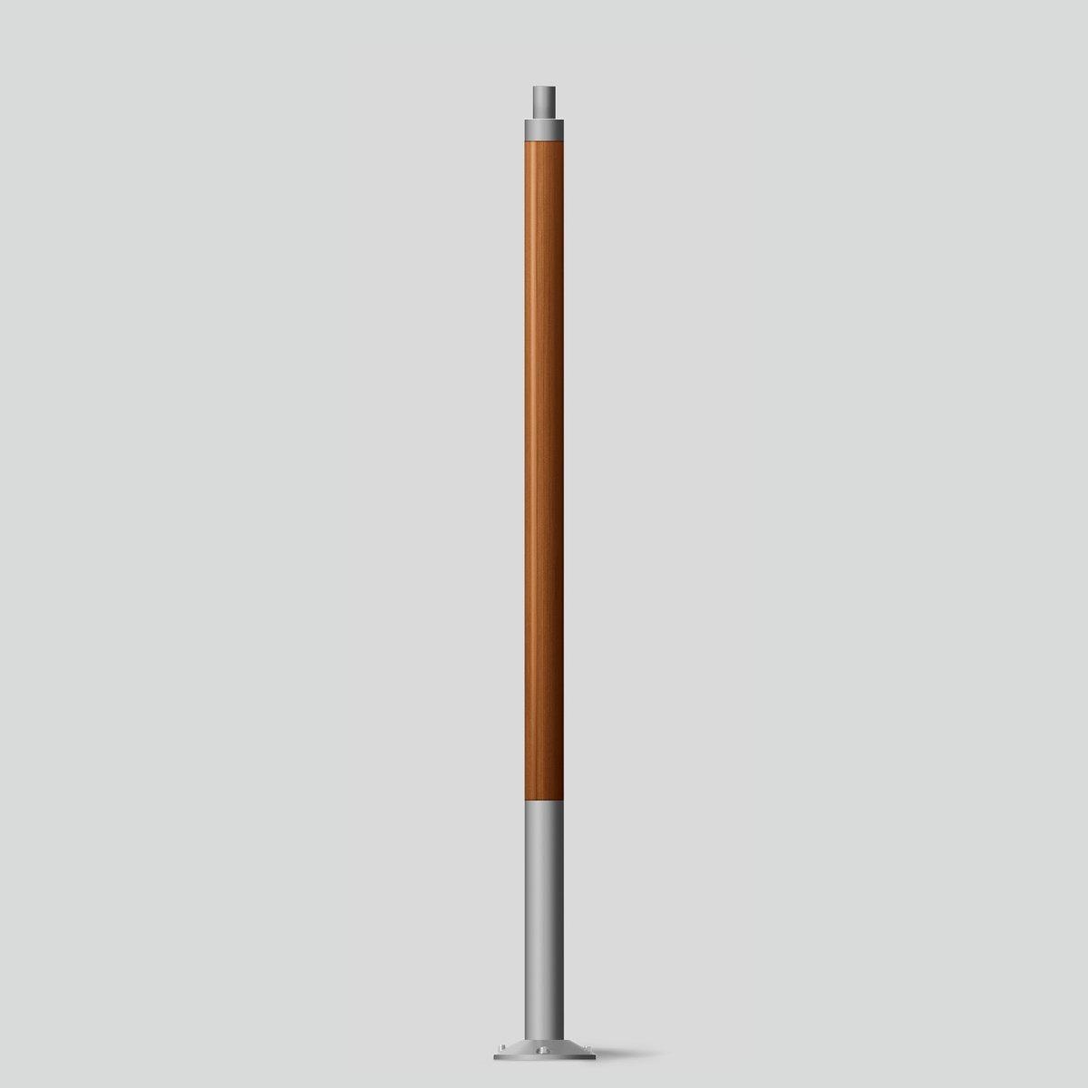 Holzmast Silber