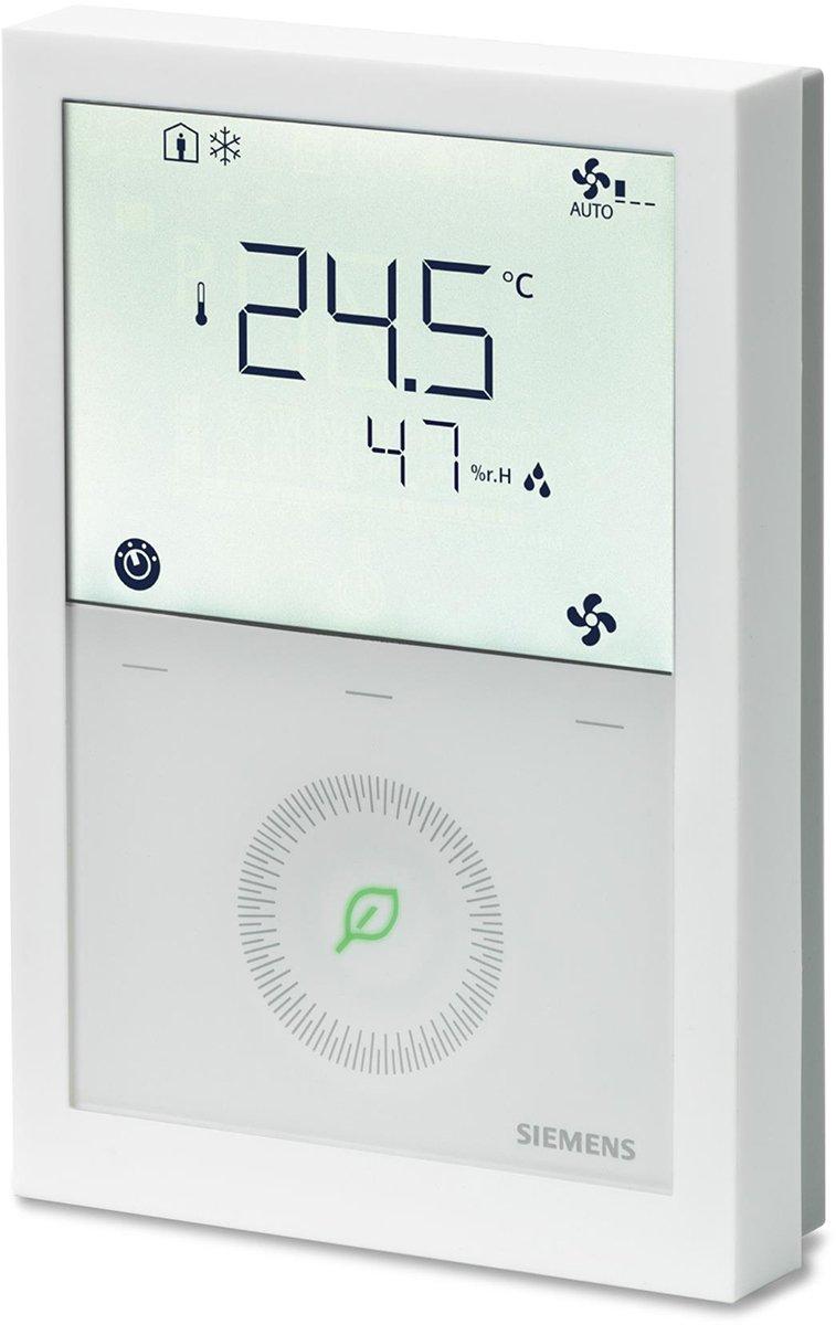 KNX Raumtemperaturregler LCD 5..40 °C - 2/3-Pkt / PWM FanCoil / Universal