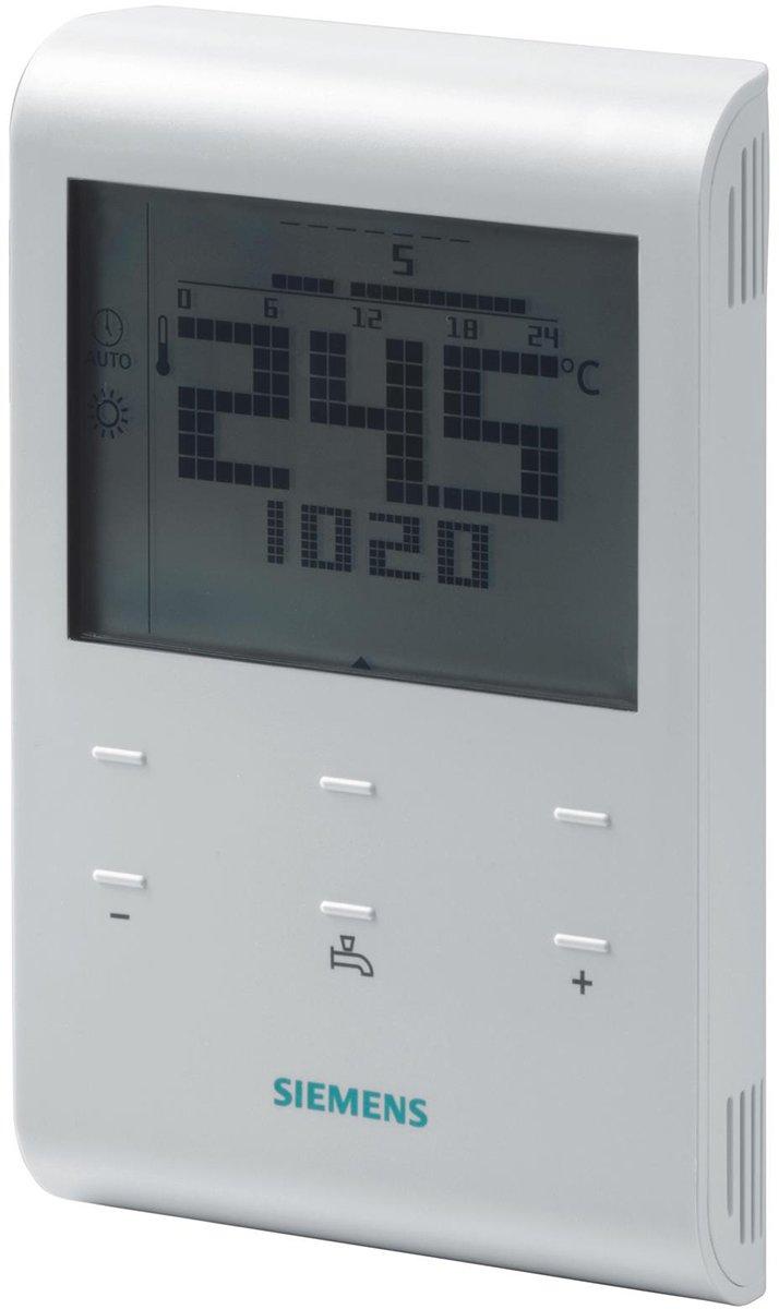 Raumtemperaturregler LCD W7 5 - 35 °C H 2-P. Batterie 3V ext. Eingang TWW-Erw.