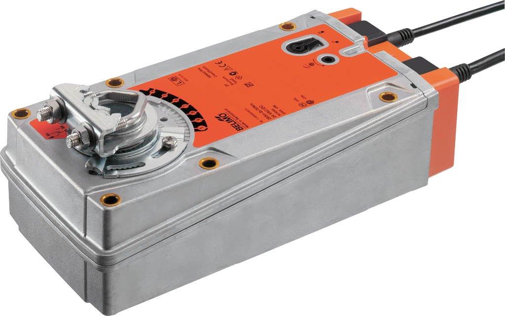 Klappenantrieb AC/DC 24 V 30Nm Auf/Zu 75s IP54 Notstell. Hilfssch.