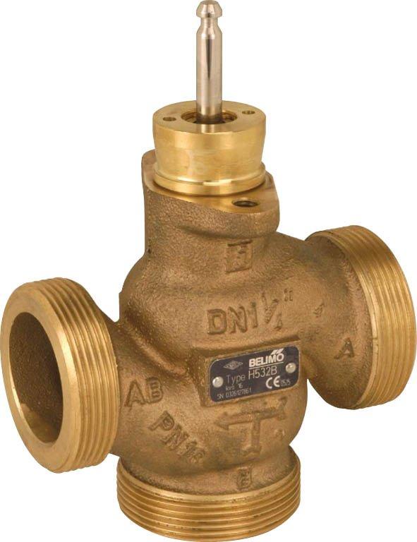 3Weg Hubventil G 1 1/8" PN16 / DN15 / kvs 1 / ps 1600 kPa