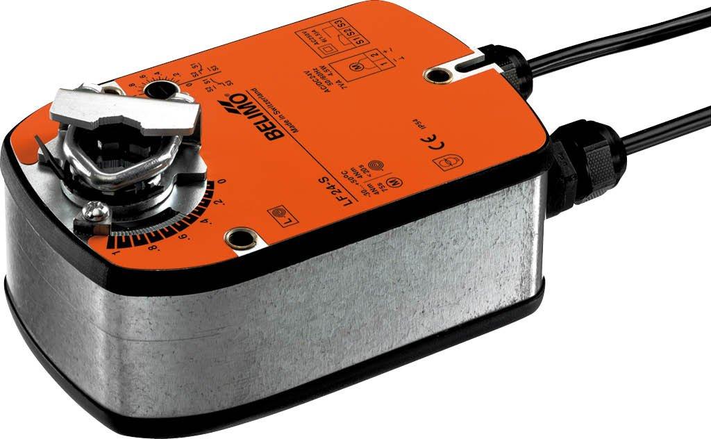 Klappenantrieb AC/DC 24V HS 4Nm Auf/Zu 40/75s IP54 Notstellfür