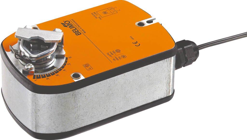 Klappenantrieb AC/DC 24V 4Nm stetig IP54 150s Notstellfür
