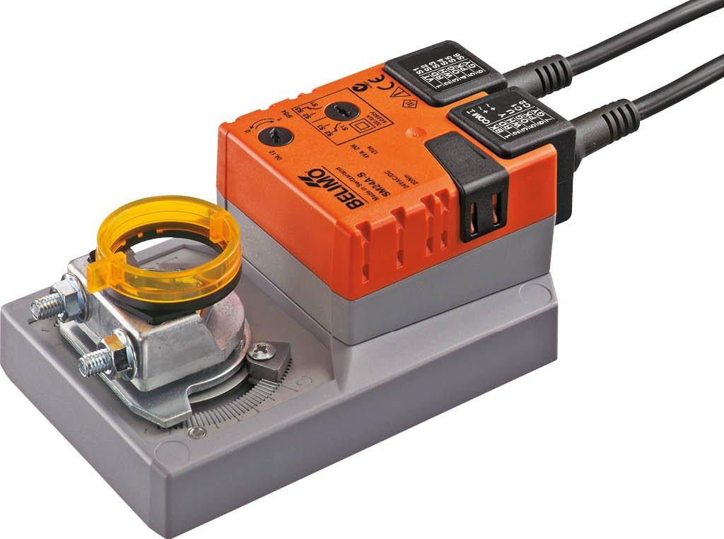 Klappenantrieb AC/DC 24V 20Nm Auf/Zu 3-Punkt 150s IP54 HS