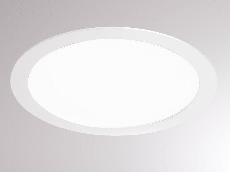 MOON ROUND Deckeneinbauleuchte weiß matt DA 110mm DM 120mm H24mm LED 6W 3000K