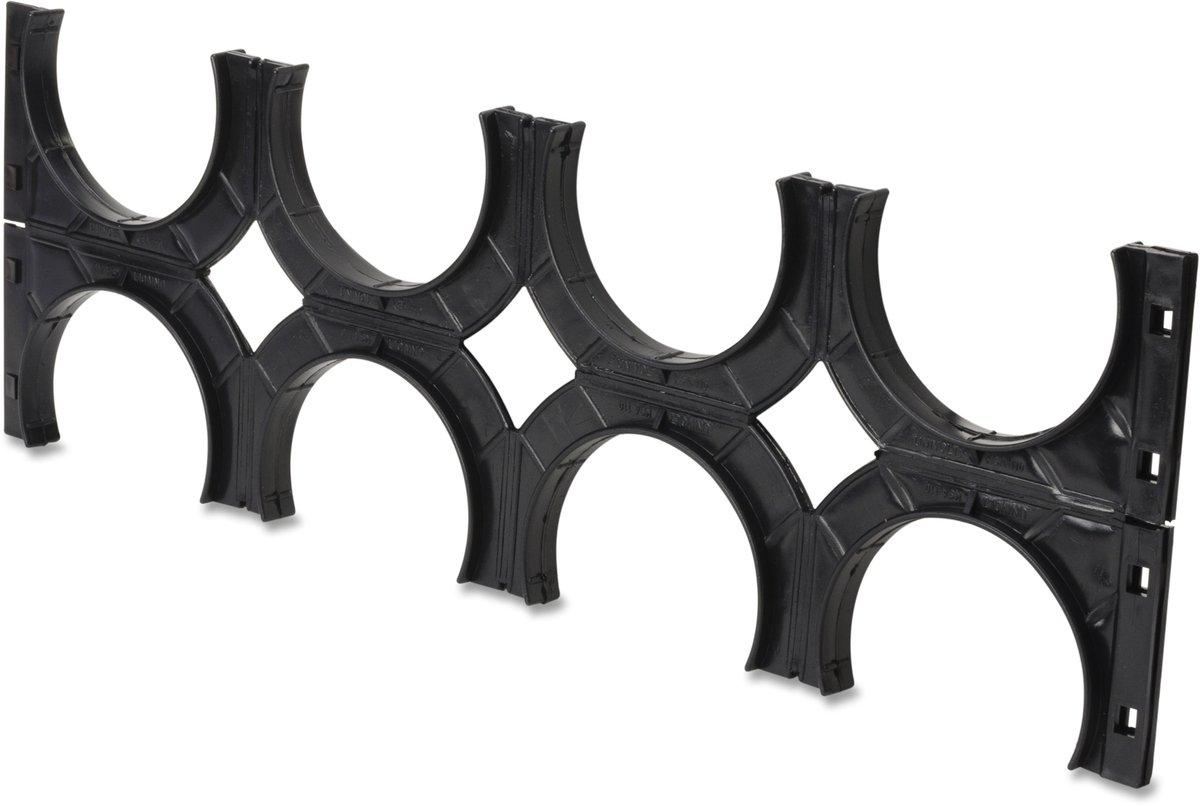Abstandhalter für Kabelschutzrohr schwarz KSA 160/8 D