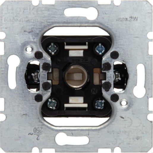 Drucktaster und Lichtsignal E10 Modul Einsatz Schließer