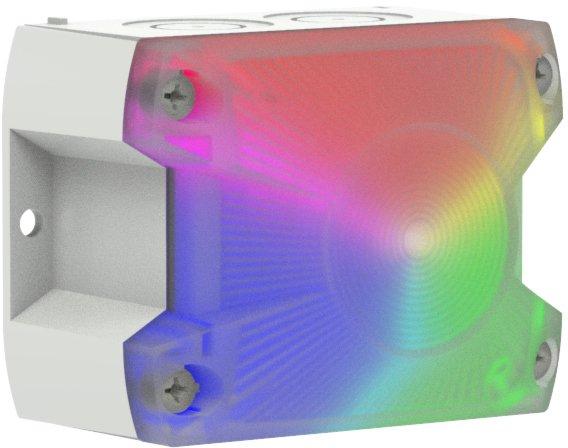 PYRA LED-Leuchte PY L-S RGB 12-48DC 10cd IP66 NEMA4/4x RAL7035