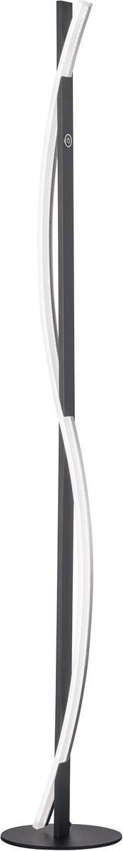 Bridge Stehleuchte schwarz matt dimmbar 1x LED 25,0W 3000 K
