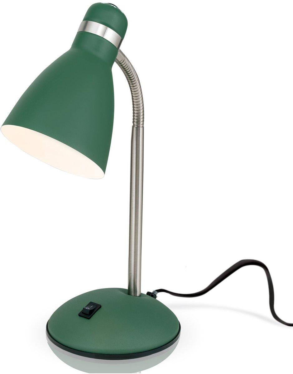 School Tischlampe 4-1187 grün 1xE27 max. 40W H33cm 22,5x14,5cm mit flexiblem Arm