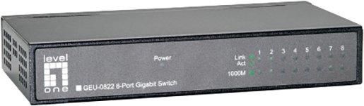 8-Port Gigabit Ethernet Switch, 8 x 10/100/1000Mbps