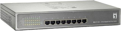 8 Port 10/100/1000Mbit/s PoE Plus (123.2W)