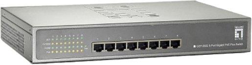 8 Port 10/100/1000Mbit/s PoE-Plus (240W)