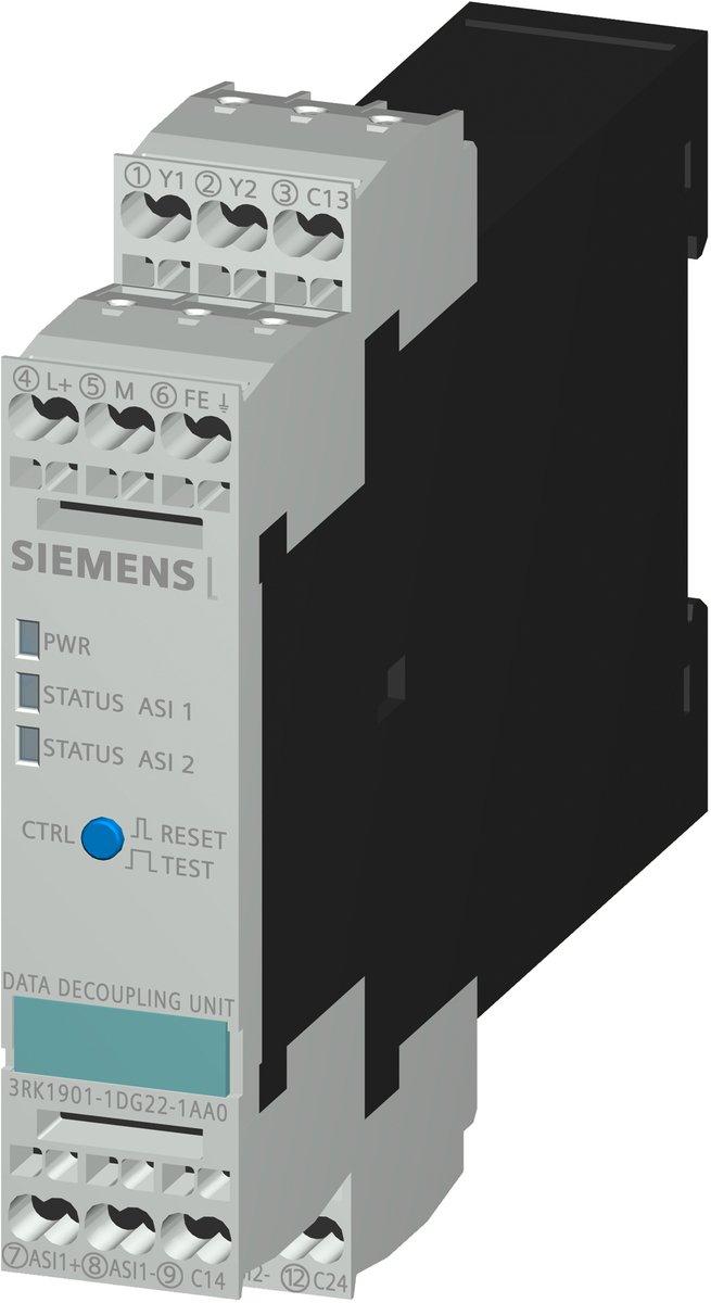 AS-Interface Datenentkoppl. 2x 4A Feder AS-Interface