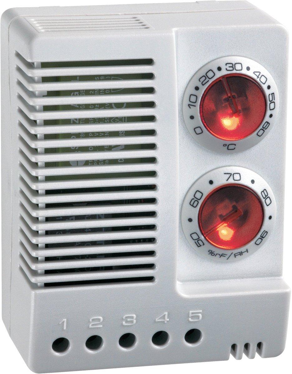 elektronischer Hygrotherm ETF 012 AC 100-240V - 0-+ 60°C - 50-90% RF.