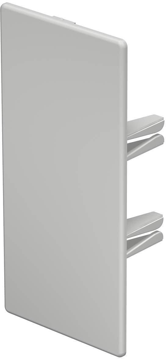 Endstück 60x130mm PVC lichtgrau 7035