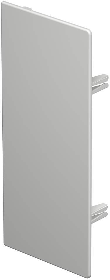 Endstück 100x230mm PVC lichtgrau 7035