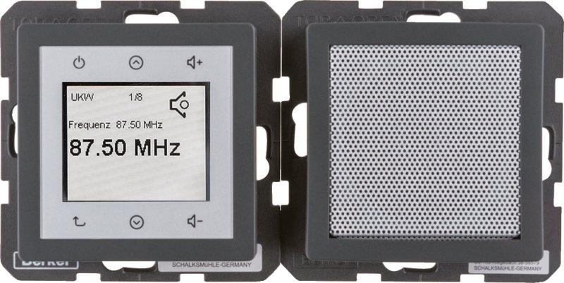 Radio Touch DAB+/Bluet. Set mit LS anthrazit matt Q.x